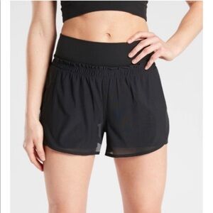 •Athleta Crescent 2-in-1 Mesh Layer Shorts•
